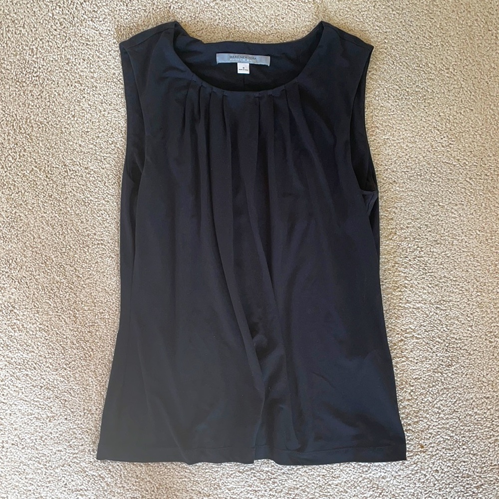 Pleated tank top